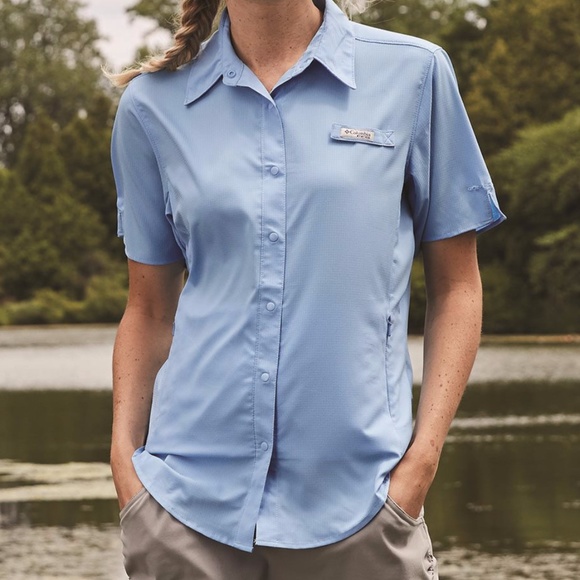 Columbia Tops - 🥳4X H.P. Columbia PFG Sports Top w/Sun Protection Women's Small NWT